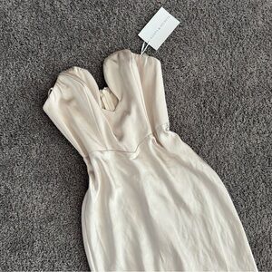 Encore Strapless Corset Maxi Dress